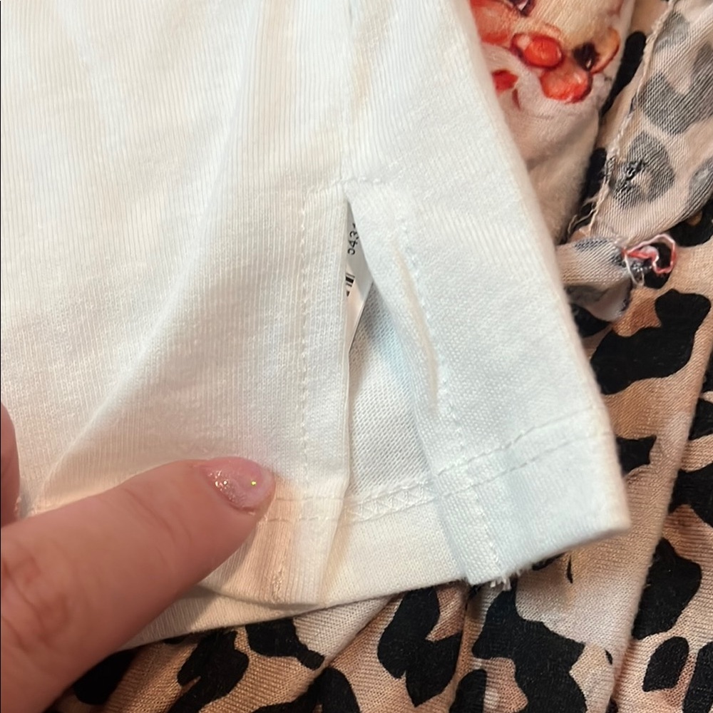 B40 NWT Zara 18 months White and Pink Inspirational T-Shirt - Picture 7 of 8